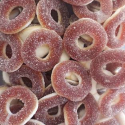 Anneaux sucrés goût COLA 100 GR DULCEPLUS