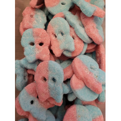 BUBS  Crâne étourdi bubble gum 100 GR