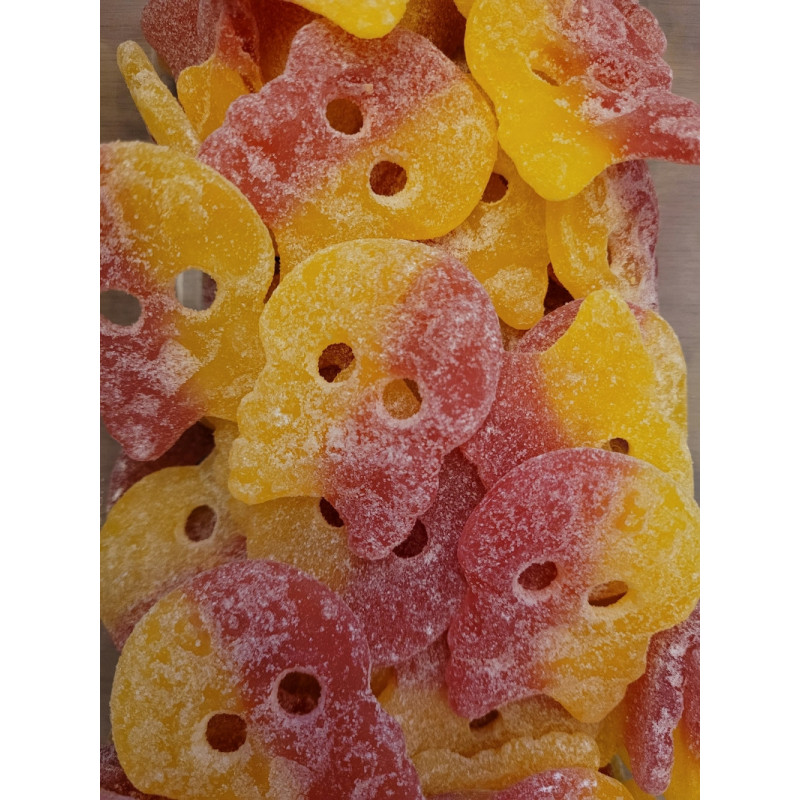 BUBS  Crânes géants acidulés 100 GR