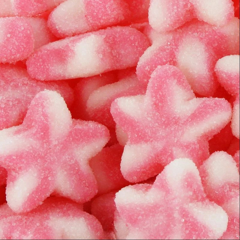 Etoiles twist Rose Fraise 100 GR Dulceplus