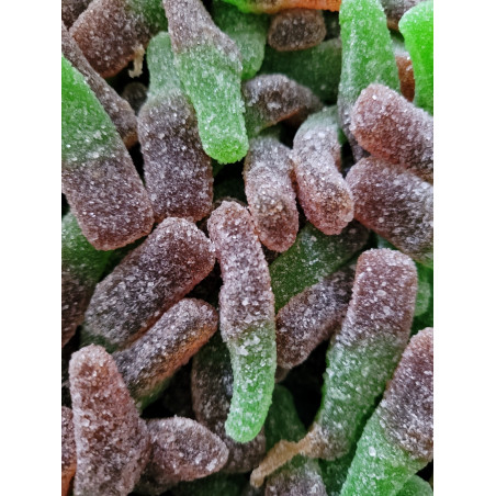 Bouteille Cola Verte Sucrée 100 GR